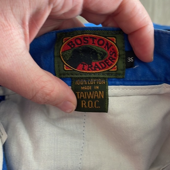 Boston trader Mens blue khaki shorts - Picture 3 of 3